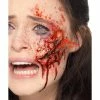 Smiffys USA Smiffys Make-Up FX, Latex Broken Glass Wound, Red Makeup & SFX