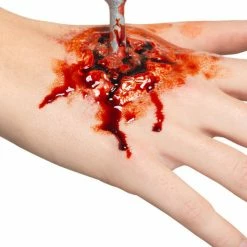 Smiffys USA Makeup & SFX Smiffys Make-Up FX, Latex Nail Wound, Flesh