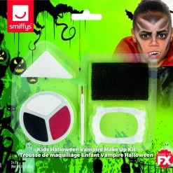 Smiffys USA Smiffys Make-Up FX, Kids Vampire Kit, Aqua Makeup & SFX