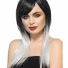 Smiffys USA Wigs & Beards Ombre Grey And Black Women's Long Wig