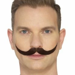 Smiffys USA Deluxe English Moustache, Brown Makeup & SFX 5 Smiffys USA Deluxe English Moustache, Brown Makeup & SFX