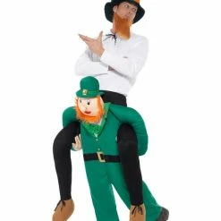 Smiffys USA Costumes Piggyback Ride A Paddy's Leprechaun Adult Costume