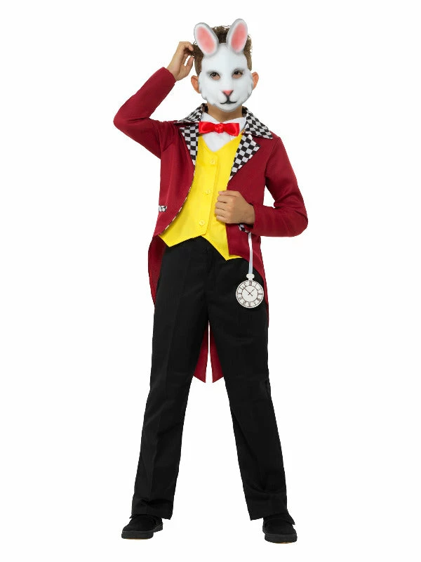Smiffys USA Costumes White Rabbit Child Costume 3 Smiffys USA Costumes White Rabbit Child Costume