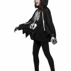 Smiffys USA Accessories Skeleton Poncho Child