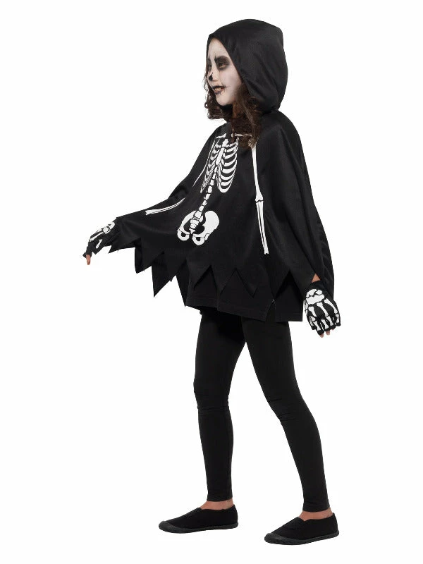 Smiffys USA Accessories Skeleton Poncho Child 4 Smiffys USA Accessories Skeleton Poncho Child