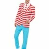 Smiffys USA Where's Wally? Men's Suit 1 Smiffys USA Where's Wally? Men's Suit