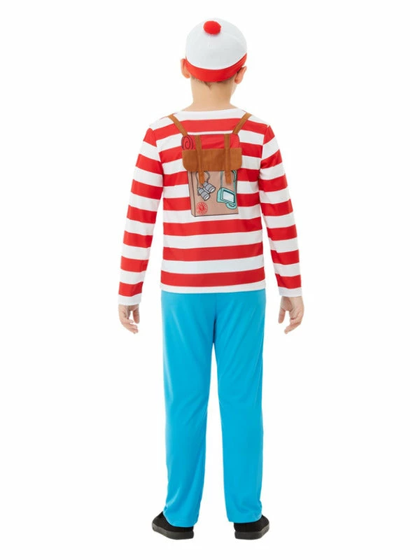 Smiffys USA Costumes Where's Wally? Child Costume 5 Smiffys USA Costumes Where's Wally? Child Costume