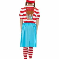 Smiffys USA Where's Wally? Wenda Girls Dress Costume