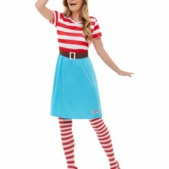 Smiffys USA Where's Wally? Wenda Dress Women's Costume