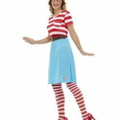Smiffys USA Where's Wally? Wenda Dress Women's Costume
