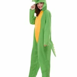 Smiffys USA Costumes Green Dinosaur Adult Costume