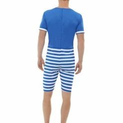 Smiffys USA 20s Bathing Suit Fancy Dress Men's Costume