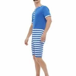 Smiffys USA 20s Bathing Suit Fancy Dress Men's Costume