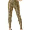 Smiffys USA Dragon Scale Gold Women's Leggings Accessories