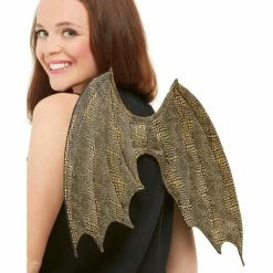 Smiffys USA Accessories Dragon Scale Women's Gold Wings