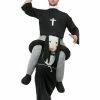 Smiffys USA Piggyback Ride A Nun Adult Costume Costumes