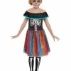 Smiffys USA Day Of The Dead Girl Costume Costumes