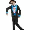 Smiffys USA Day Of The Dead Boy Costume
