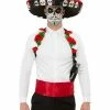 Smiffys USA Accessories Day Of The Dead Sombrero Men's Kit