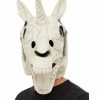 Smiffys USA Unicorn Halloween Skull Adult Latex Full Head Mask Masks