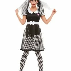 Smiffys USA Broken Doll Costume Costumes