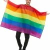 Smiffys USA Rainbow Flag Adult Costume Costumes