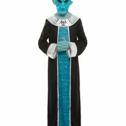 Smiffys USA Alien Lord Child Blue Collection Costume With Mask Costumes