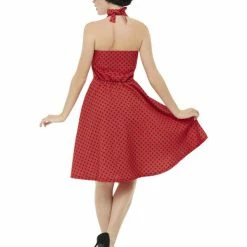 Smiffys USA 50s Rockabilly Pin Up Halter Neck Women's Costume 7 Smiffys USA 50s Rockabilly Pin Up Halter Neck Women's Costume