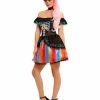 Smiffys USA Day Of The Dead Senorita Ombre Women's Costume 2 Smiffys USA Day Of The Dead Senorita Ombre Women's Costume