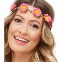 Smiffys USA 70s Hawaiian Hippie Daisy Chain Headband Accessories