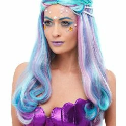 Smiffys USA Mermaid Women's Wig With Pearls