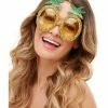 Smiffys USA Accessories Tropical Pineapple Glitter Glasses