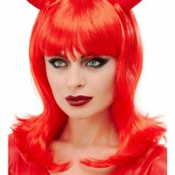 Smiffys USA Devil Wig Women's Wigs & Beards