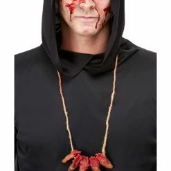 Smiffys USA Latex Severed Finger Necklace Accessories