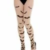 Smiffys USA Opaque Women's Tights With Bats Accessories