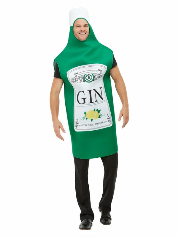 Smiffys USA Gin Bottle Adult's Costume 3 Smiffys USA Gin Bottle Adult's Costume