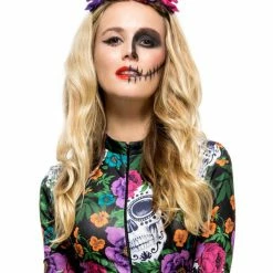 Smiffys USA Day Of The Dead Rose Headband Women's Accessories