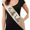 Smiffys USA Glitter Bride Tribe Sash