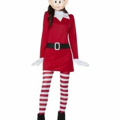 Smiffys USA Elves Behavin' Badly Ladies Elf Costume Costumes
