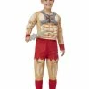 Smiffys USA He-Man Boys Costume With Muscle Chest Costumes