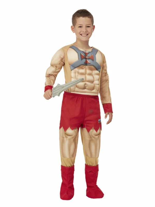 Smiffys USA He-Man Boys Costume With Muscle Chest Costumes 3 Smiffys USA He-Man Boys Costume With Muscle Chest Costumes