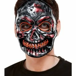 Smiffys USA Skeleton LED Mask Masks