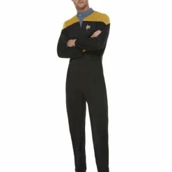 Smiffys USA Star Trek Men's Voyager Operations Uniform Costume Costumes
