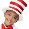 Smiffys USA Red And White Striped Kids Hat