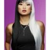 Smiffys USA Manic Panic® Raven™ Virgin™ Downtown Diva Women's Wig Wigs & Beards
