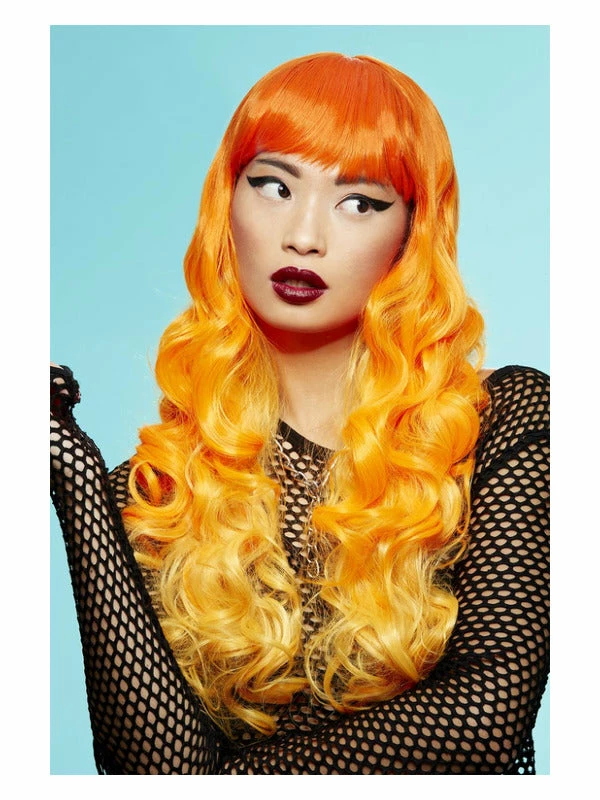 Smiffys USA Manic Panic® Psychedelic Sunrise™ Siren Women's Wig 3 Smiffys USA Manic Panic® Psychedelic Sunrise™ Siren Women's Wig