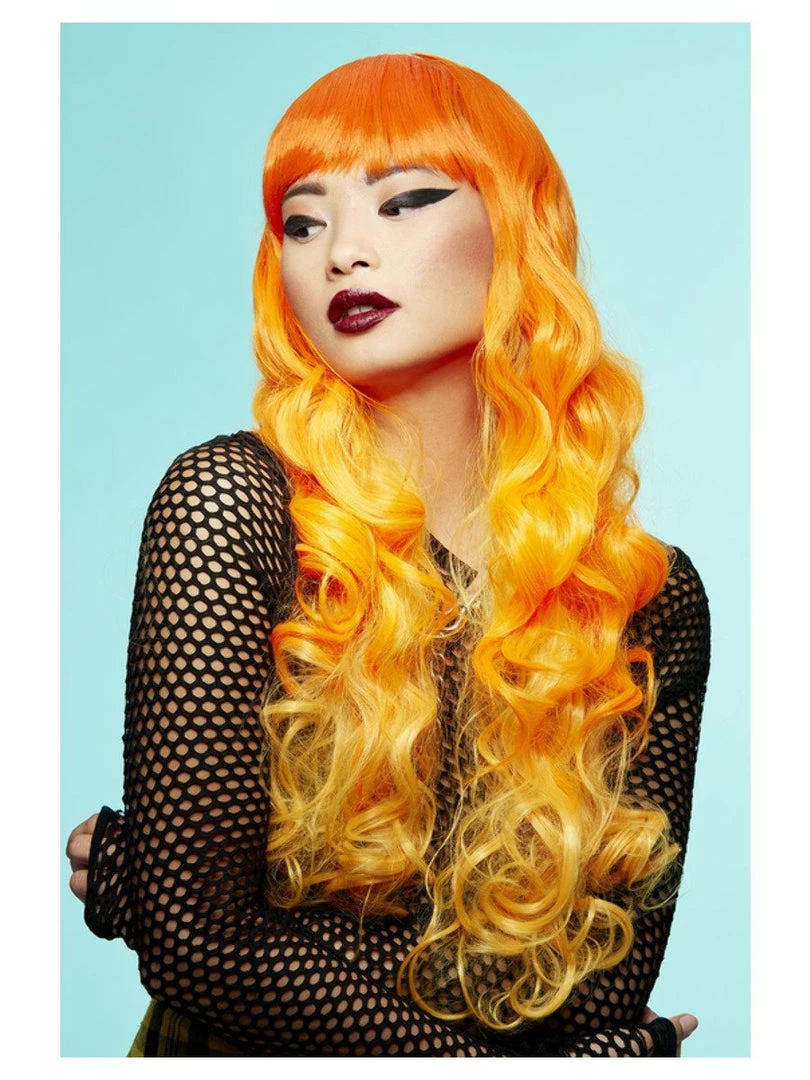 Smiffys USA Manic Panic® Psychedelic Sunrise™ Siren Women's Wig 4 Smiffys USA Manic Panic® Psychedelic Sunrise™ Siren Women's Wig