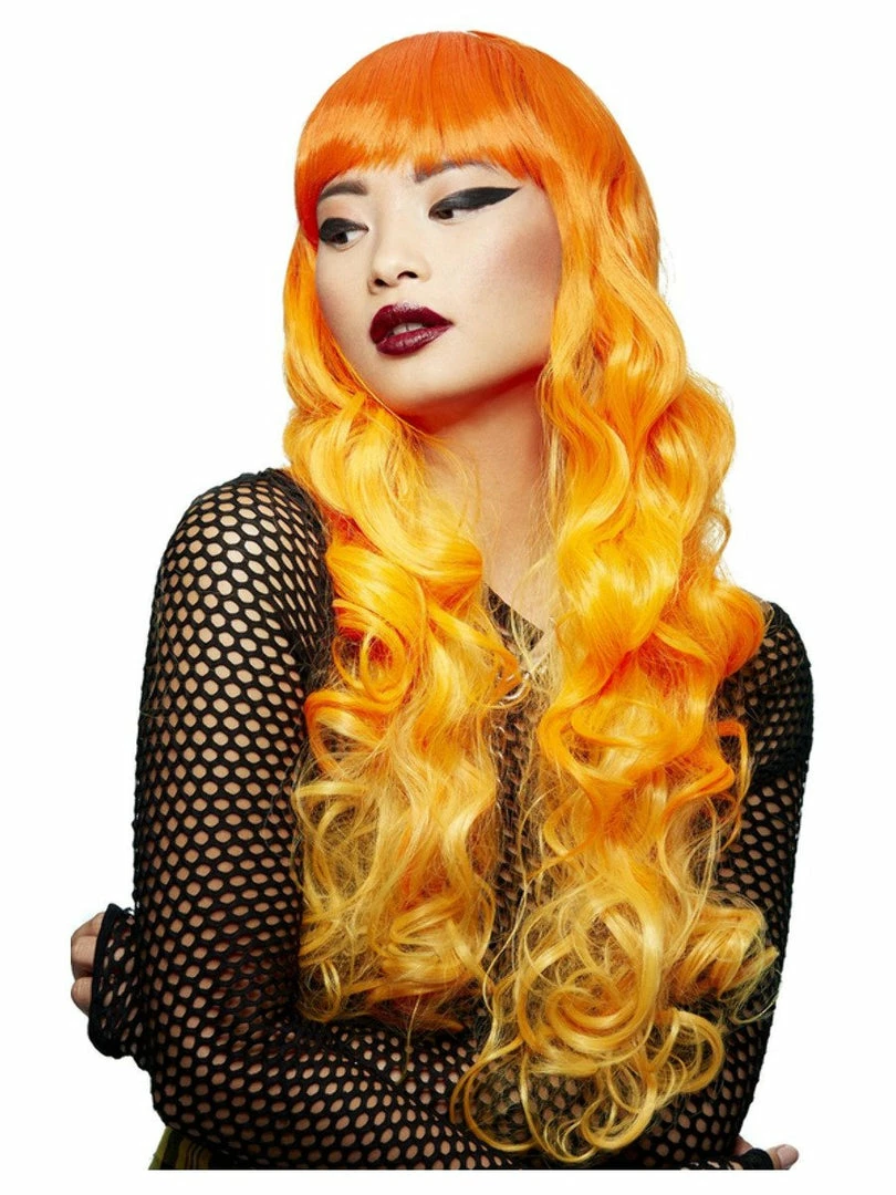 Smiffys USA Manic Panic® Psychedelic Sunrise™ Siren Women's Wig 5 Smiffys USA Manic Panic® Psychedelic Sunrise™ Siren Women's Wig