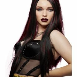 Smiffys USA Manic Panic® Vampire's Kiss™ Super Vixen Women's Wig Wigs & Beards