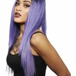 Smiffys USA Manic Panic® Amethyst Ombre™ Super Vixen Women's Wig